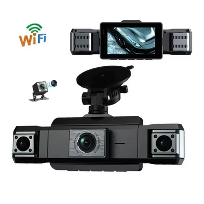 4-Lens 4-Probe Cross-Border: Driving recorder - 9728-four-recorder-with-wifi