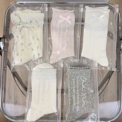 2025夏季新品马卡龙色系网红堆堆袜薄款ins风中筒袜子女配勃肯鞋