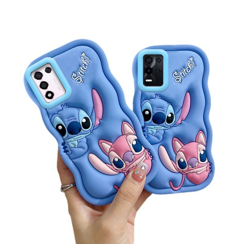 Cartoon Stereo Stiller Mobile Phone Case for Samsung A16 A15 Soft Silicone Protective Case with Wavy Edge S23Ultra