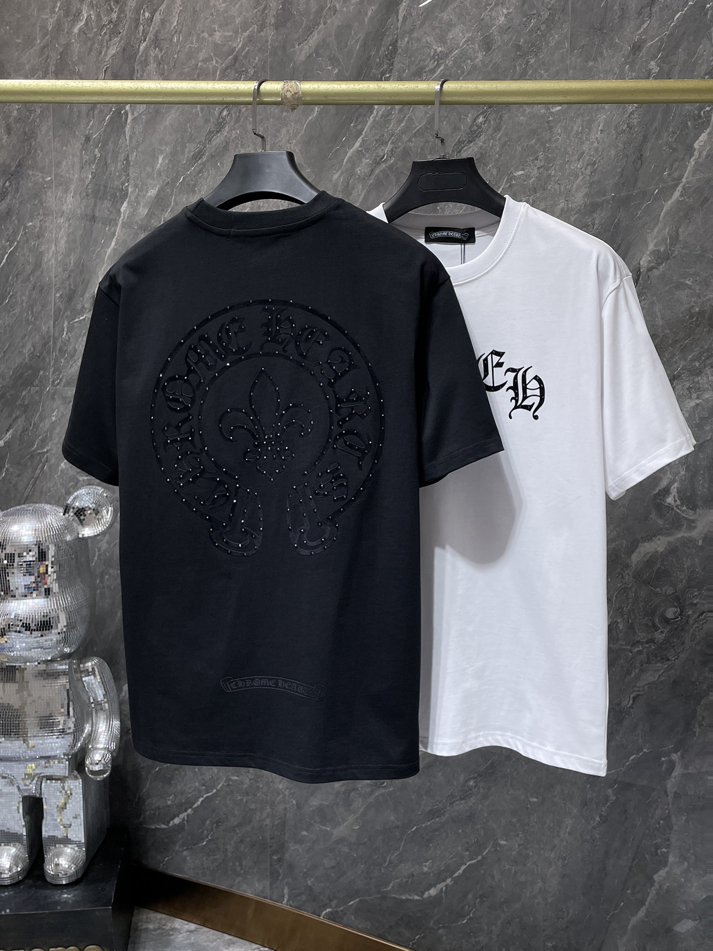 Chrome Heart 24 nuevo Crocodile de verano de moda europea y americana camiseta de manga corta para hombres y mujeres