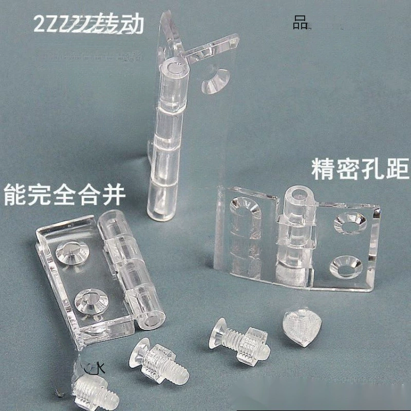 Акриловые невидимые винты для отверстий в петлях для дверей и окон, органическое прозрачное отверстие для откидного шкафа.