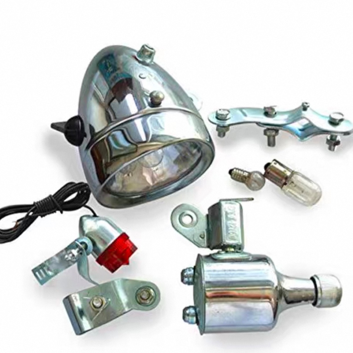 Bicycle Headlight, Mountain Bike Grinding Headlight, Retro Headlight, Cycling Light, Front Lighting, Cycling Equipment