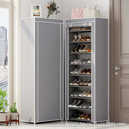Shoe Rack Simple Multi-layer Dustproof Storage Cabinet for Dorm Entrance Room Home Economical Space-saving Shelf