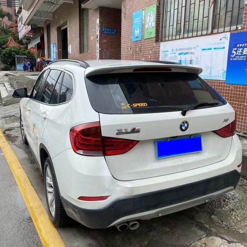 Suitable for 2010-2015 Bmw X1 Rear Wing E84 Rear Top Wing Modified Fixed Wing Carbon Fiber Pattern Spoiler