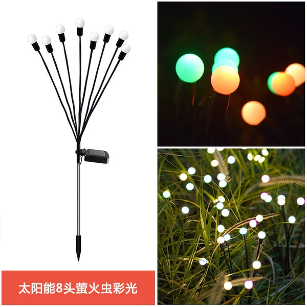 Solar 8 -headed fluorescent fire [color light]