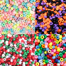 亚克力桶珠散珠万圣节圣诞节珠diy跨境儿童串珠饰品配件编织材料