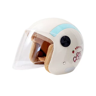 Motosiklet kaskı (dəbilqə) – adjustable half helmet for motorcycles