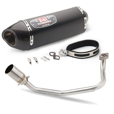 Installation Exhaust Front End Tail: Motorcycle exhaust pipe