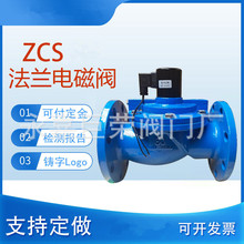 不锈钢水用电磁阀 法兰连接水阀 防爆ZCS-10P DN25
