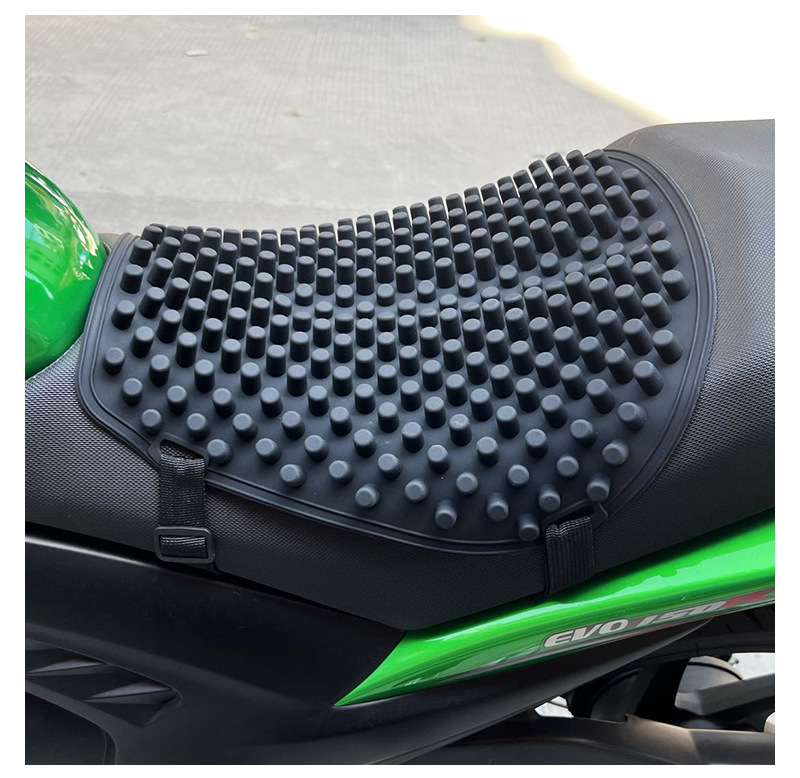 Motorcycle Seat Cushion, Sun-Proof, Waterproof, Breathable, Electric Vehicle, Battery Car, Ventilated Massage Seat Cushion, Summer Universal Motorcycle Seat Cushion