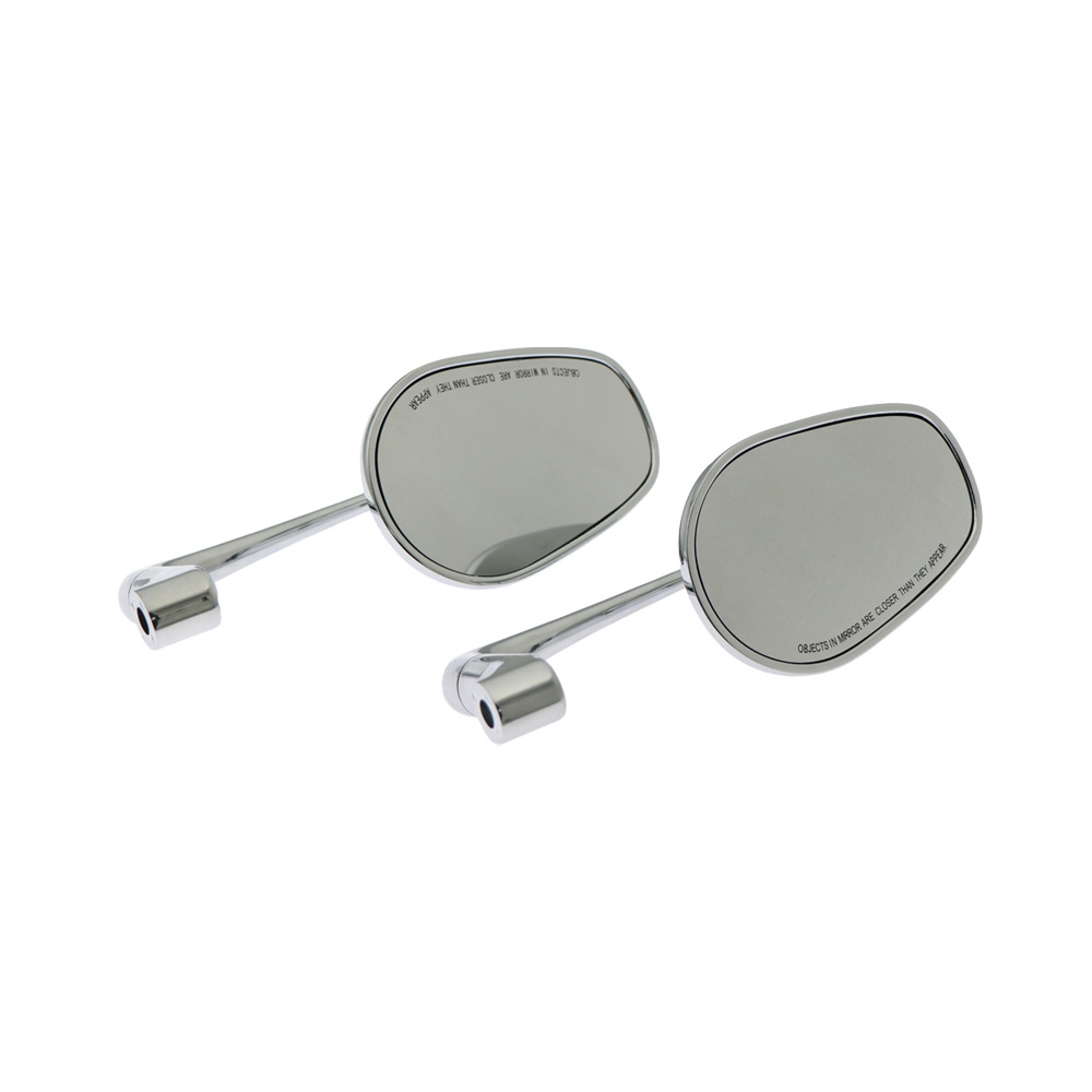 Universal Reversing Mirror Retro Scooter Accessories Modified Aluminum Alloy Oval Rearview Mirror Electric Vehicle Reflector