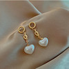 Fashion Jewelry Earrings Cute Dangle Gold Color Floral Flowe