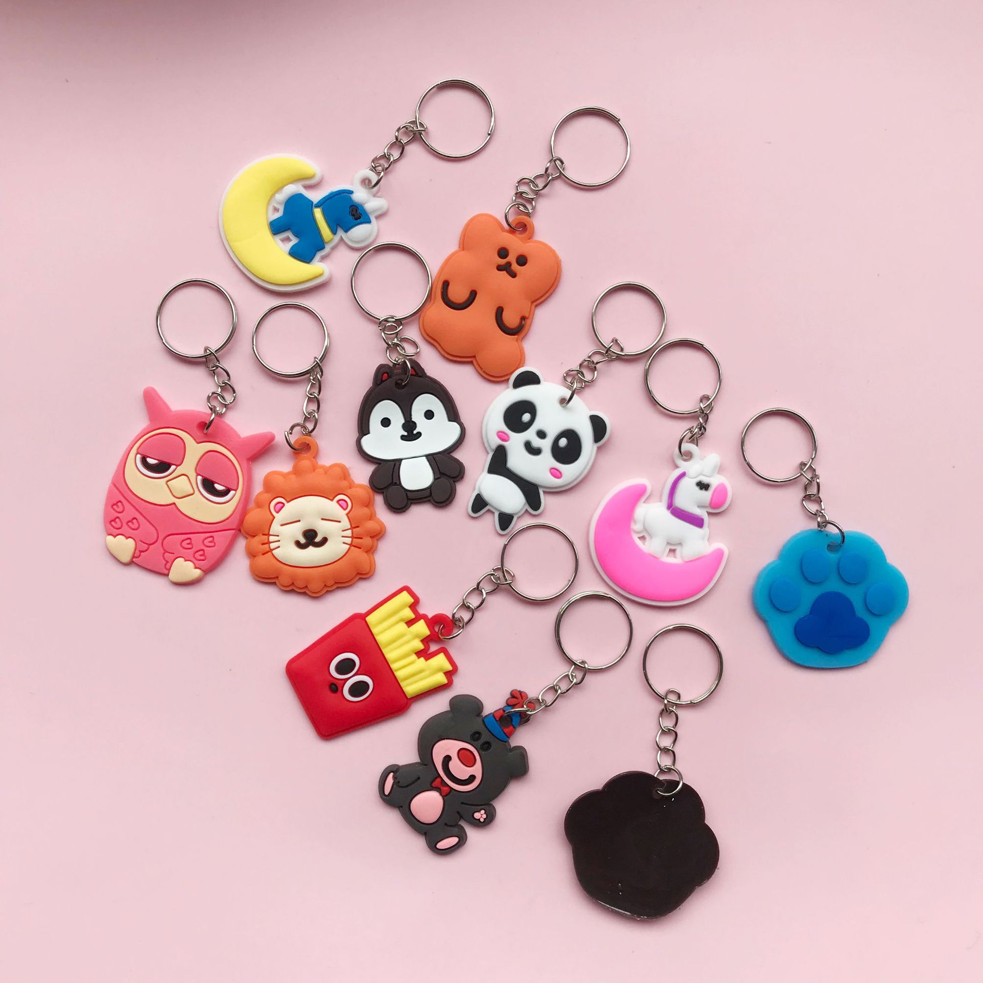 Keychain PVC from soft rubber