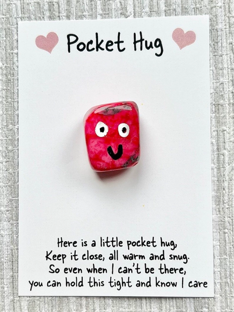 Приграничный источник карманы объятия поздравительных открыток подарок хрустальный камень улыбка креативный Crystal Letterbox Gift