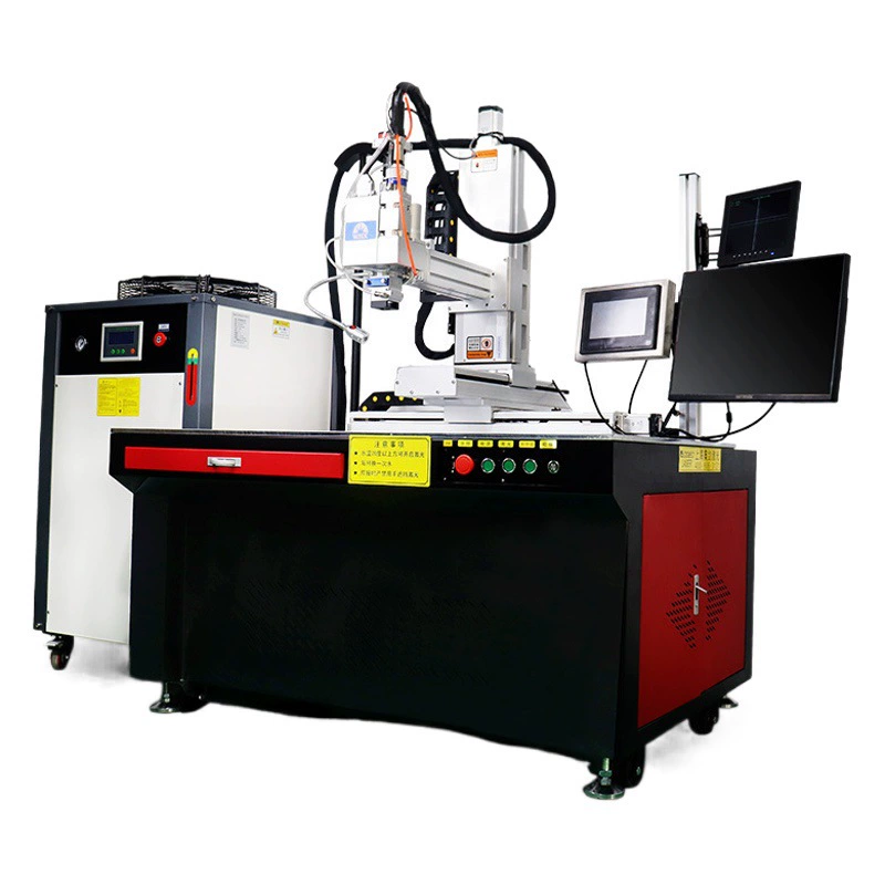 Полностью автоматический лазерный сварочный аппарат для платформы из фиолетовой латуни, нержавеющей стали, алюминиевого сплава, точечной сварки и непрерывной сварки железных пластин