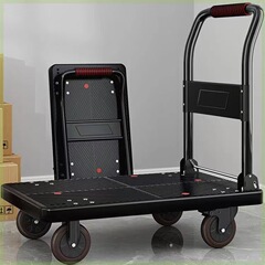 トロリー、小型トロリー、トレーラー、フラットベッド、家庭用折りたたみエクスプレス、サイレントポータブル手押しショッピングカート