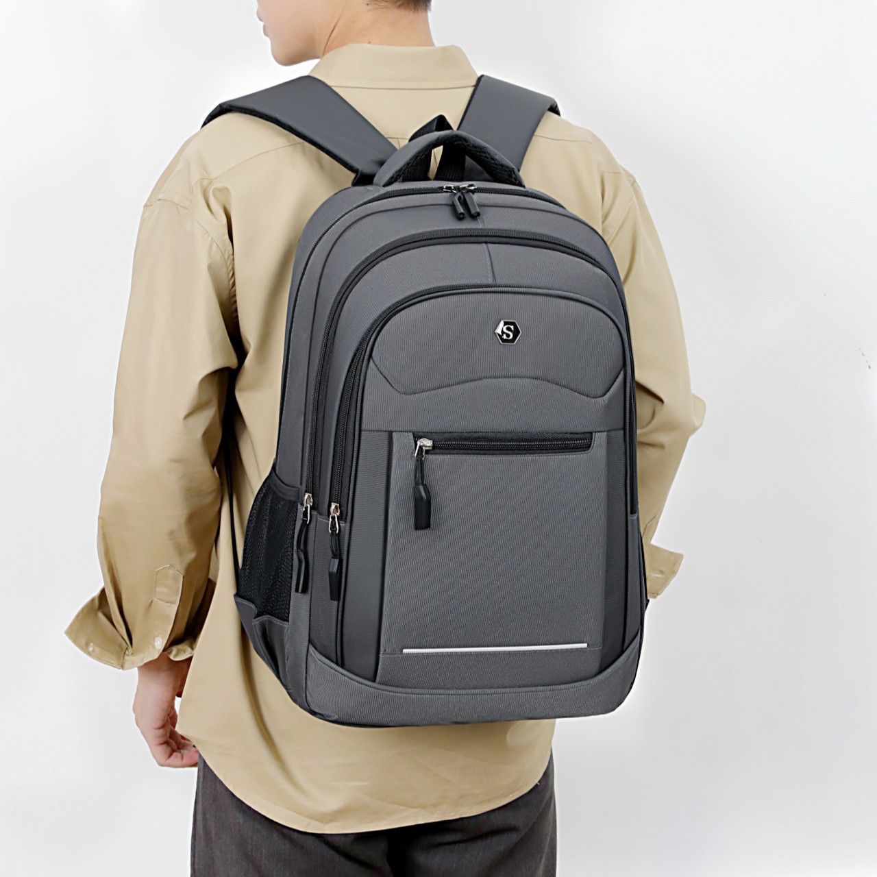 Herren Multifunktions Rucksack Für Laptop Wasserabweisend_voghion.com
