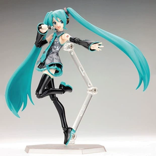 Фигурка Figma 014 Hatsune Miku, 14,5 см, подвижные шарниры, ПВХ, подставка