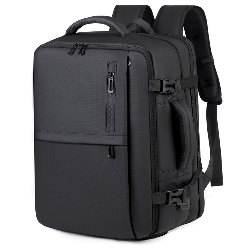 Multifunctional Expandable Business Travel Laptop Large Capacity Backpack USB Port Waterproof Boarding Bag_voghion.com