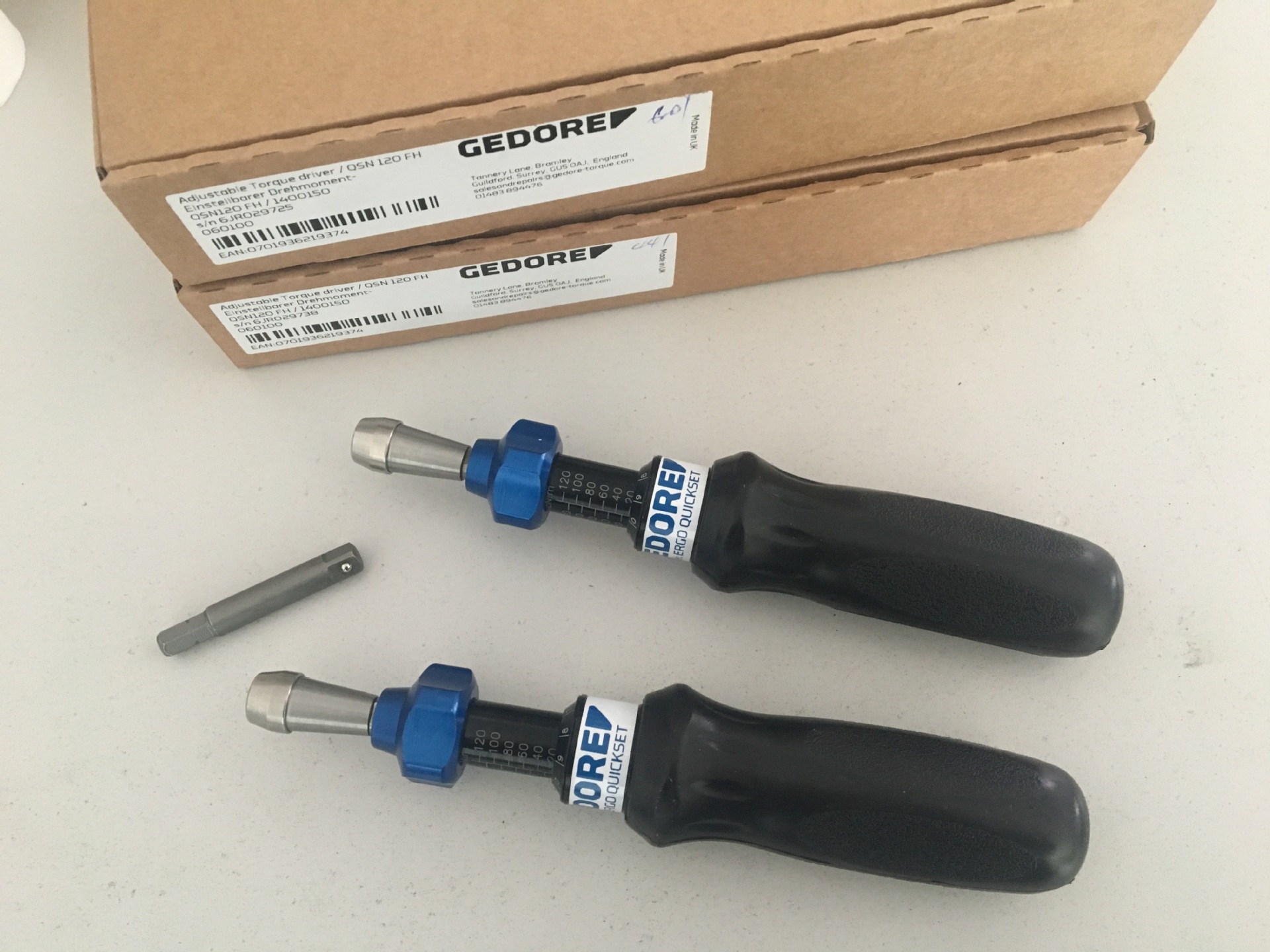 GEDORE扭力螺丝刀060140 吉多瑞Quickset QSA160FH 20-160ozf.in