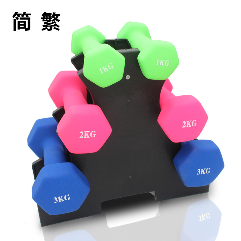 Hexagonal dumbbells
