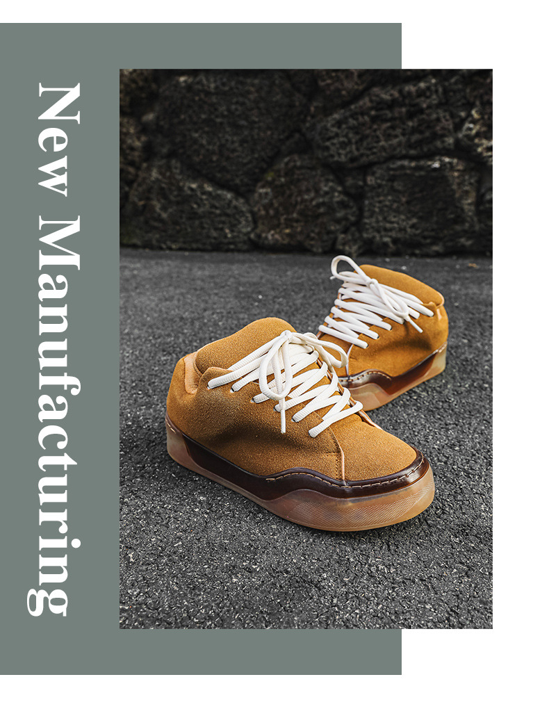 Herren Freizeitschuhe Mit Dicker Sohle Und Plateau Absatz_voghion.com