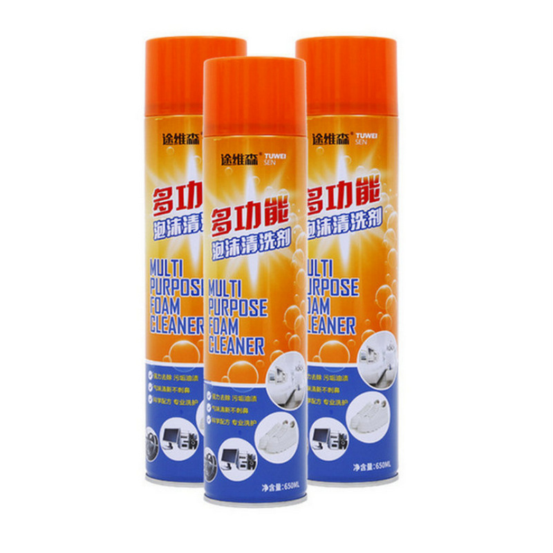 Manufactor wholesale Davidson automobile foam Cleaning agent Dual use foam Cleaning agent kitchen Oil pollution Cleaning agent