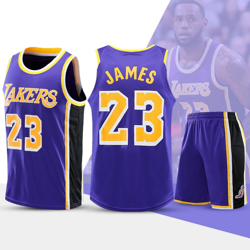 Детский комплект спортивной одежды для баскетбола Kobe No. 24 James 23 майка-корсет Джерси Уокер Дюрант Детский набор одежды баскетбол Men and Women Seal