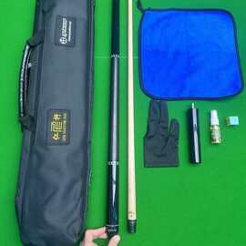 美兹exc黑檀素面球杆大头碳素黑八枫木美式手工中式斯诺克