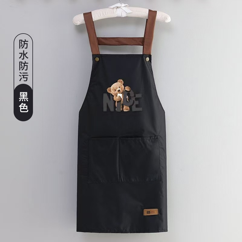 防水防油围裙咖啡店厨房家用围腰园艺工作服做饭围裙一件起批均码|undefined