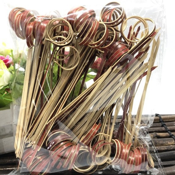 Azúcar calabaza palo de fruta palo de dedo anillo de palo Tenedor de fruta palo de la flor palo de fruta palo de cóctel tijeras palo de la flor nudo palo