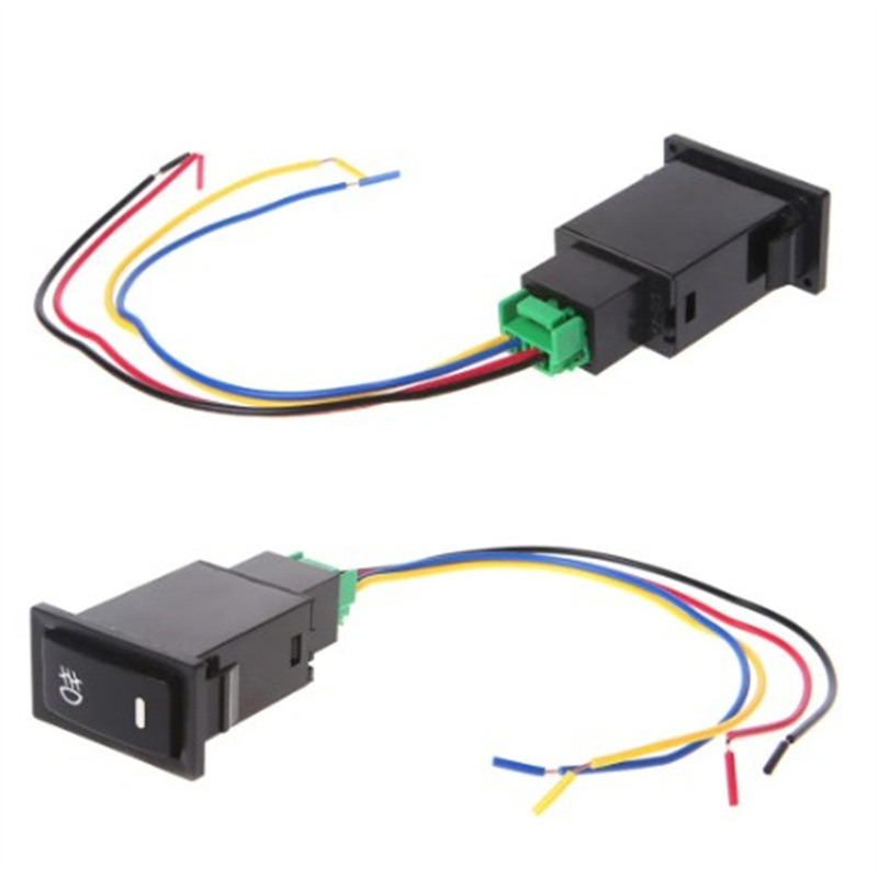 Car modification fog light switch with 4 wires, Lexus white light suitable for Toyota car modification