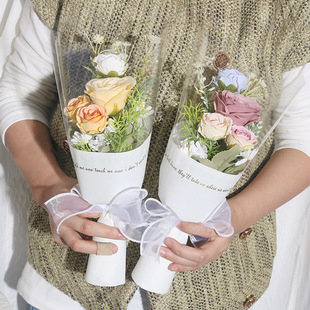 Cross-border supply ins fresh soap bouquet artificial rose Valentine's Day gift Women's Day small bouquet