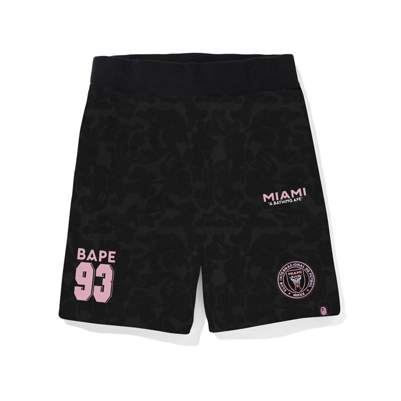 BAPE Inter Miami CF Camo Sweat Shorts Black