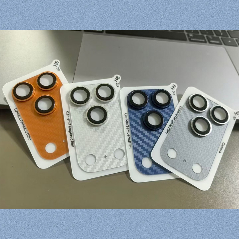 适用iphone17promax碳纤维镜头膜铠甲3D一体17Air手机镜头保护膜|undefined