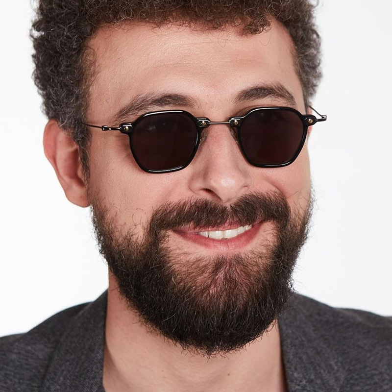 Square Hip-hop Sunglasses For Cycling Men Artistic Small Frame_voghion.com