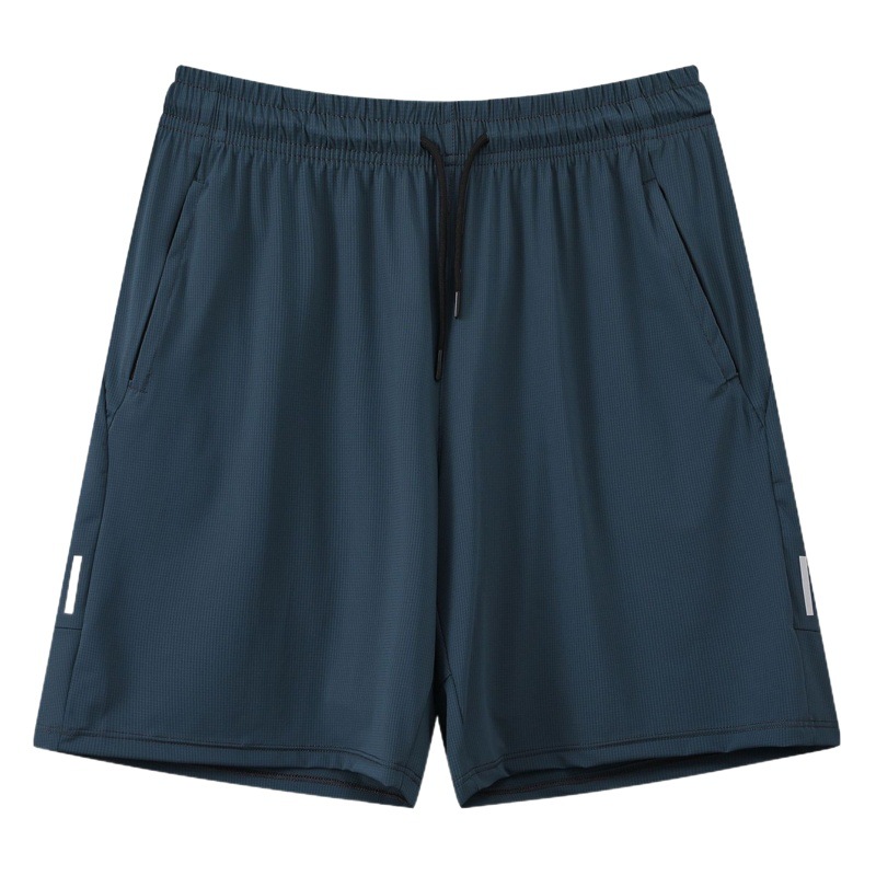 Pantalones cortos deportivos a cuadros tejidos Baloncesto de la aptitud de los hombres Pantalones cortos de entrenamiento casuales transpirables de verano de secado rápido americano