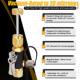 Vacuum rated spool removal tool, valve removal tool, vacuum rating is 20 microns