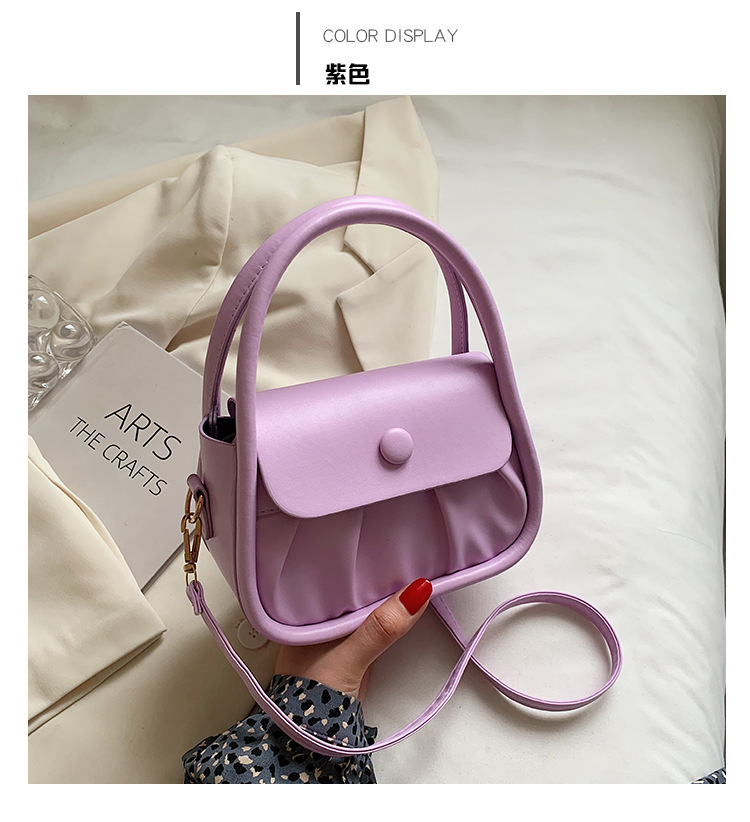 Wholesale Candy Color Square Messenger Bag Nihaojewelry display picture 4