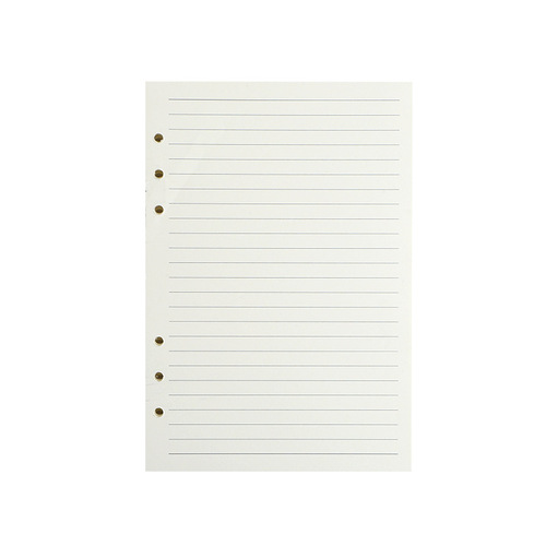 6-hole punched notebook wholesale 100g blank grid lined A5 cowhide paper replacement core for journal planner notebooks core manufacturer
