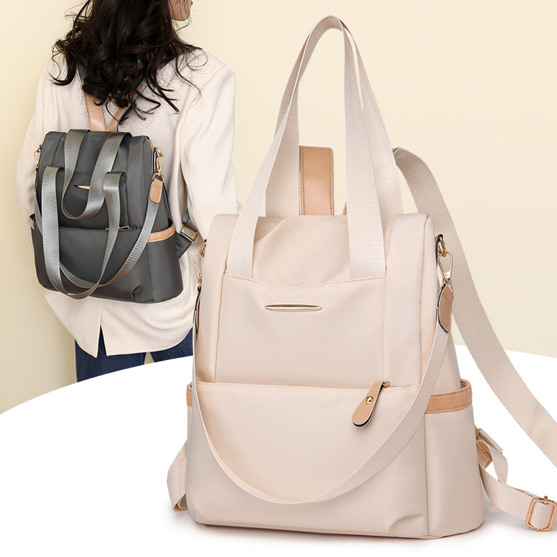 Mochila de ocio de moda Mochila de viaje al aire libre para mujer Bolso de hombro de gran capacidad Bolso de un bolso de tres espaldas