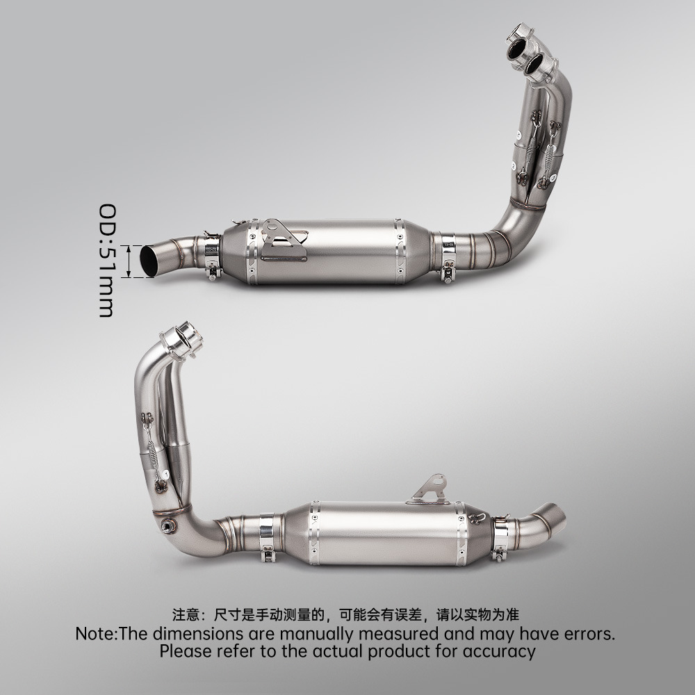 MT09 full exhaust system modification, XSR900 bottom exhaust with drum front section exhaust pipe, Arrow brand AR rear silencer