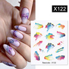 Harunouta Cross -border Hot Spring Song Series Abstract Geometric Patterns Pattern DIY Nail Patch