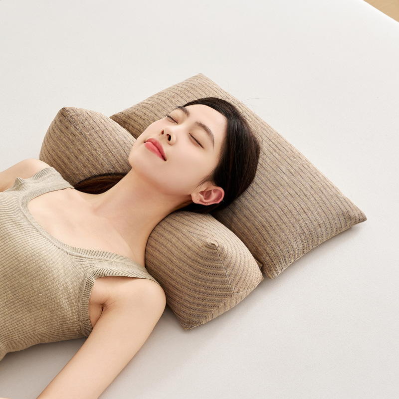 三角枕 そば枕 三角枕芯 頸椎睡眠 学生寮 男子ホーム ハード専用そば殻 シングル|undefined
