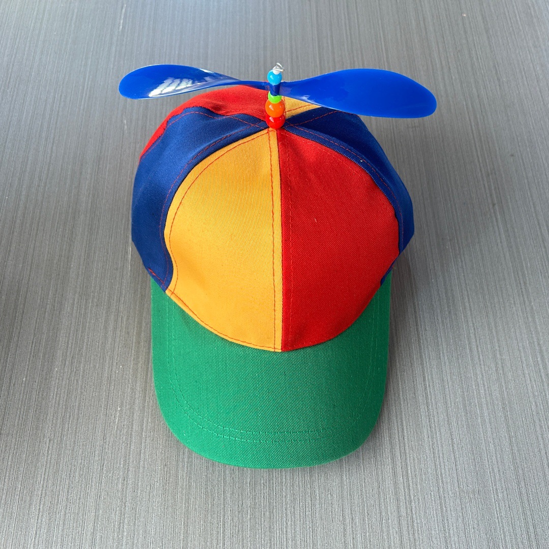 2026 Spring Unisex Colorful Plaid Twill Nylon Hip-Hop Style Propeller Cap, Customizable with Logo, in Stock for Export, Adjustable