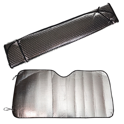 Sunshade for Wholesale Car Sun Protection and Heat Insulation, Universal Car Sunshade, Front Windshield Silver Glass Sunscreen