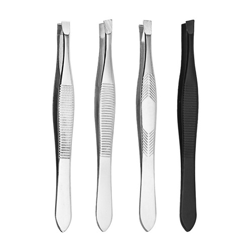 Stainless steel eyebrow pliers, eyelash curlers, eyebrow trimming clips, beauty and skin care makeup tools, eyebrow plucking clips wholesale