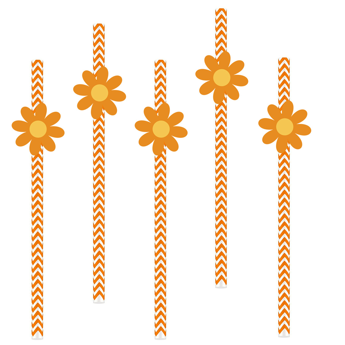 Margarita Rosa pequeña flor papel paja creativa fábrica en stock al por mayor fiesta creativa decoración de paja con tarjeta