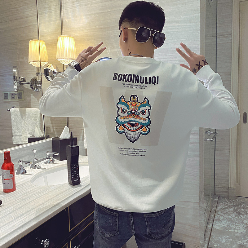 Sudadera con capucha para niños, marca de moda, BF, top holgado, tendencia, abrigo versátil, novedad de otoño de 2022_voghion.com