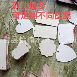 圆木片方形木片手工制作各种形状新型款式圣诞节原木木质品批发